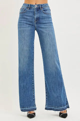 Rosalie Released Hem Wide Leg Jeans