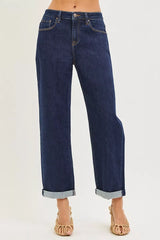 Jolie Cuffed Boyfriend Jeans