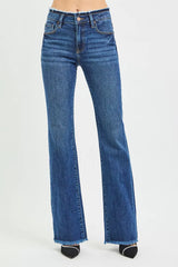 Winnie Frayed Hem Bootcut Jeans