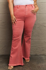 Calla Side Slit Flare Jeans