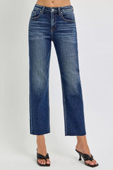 Rhea High Rise Barrel Leg Jeans