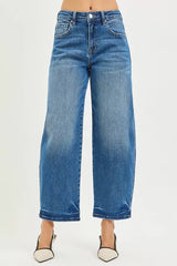 Uma Cropped Barrel Leg Jeans