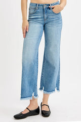 Arden Cropped Wide Leg Jeans